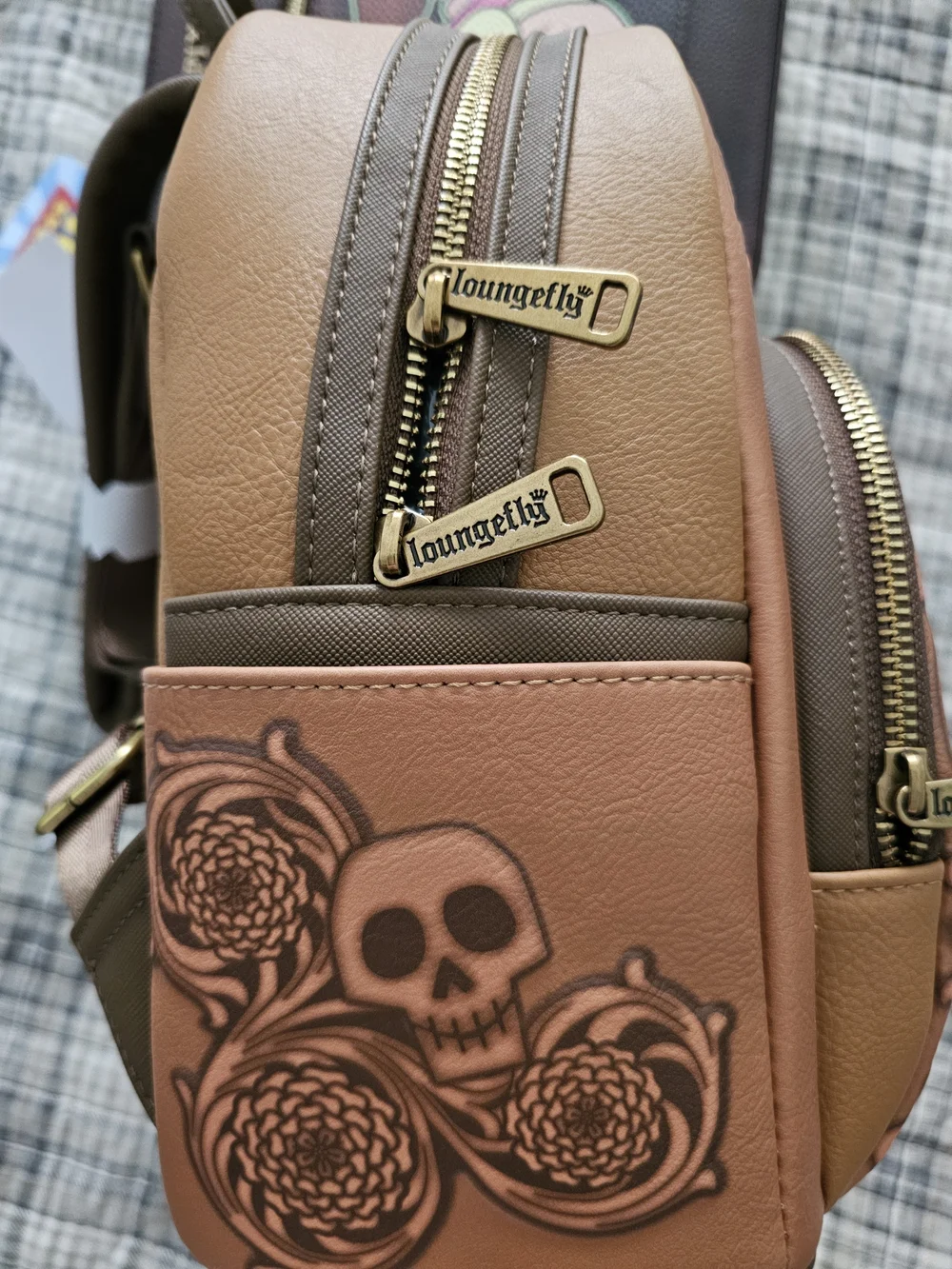 Pixar Loungefly Brown Coco Mini Backpack